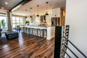 Kitchen Built By Hillside Construction. Building Custom Homes, Cabins, and Renovations in Manitoba and Kenora.