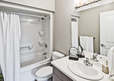 Bathroom Built By Hillside Construction. Building Custom Homes, Cabins, and Renovations in Manitoba and Kenora.